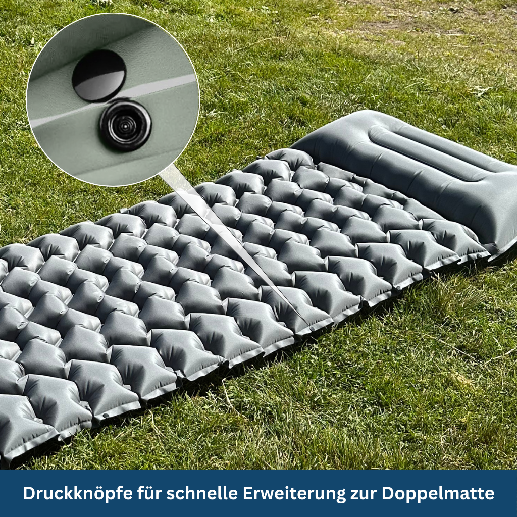 Ultralight Compact Sleeping Pad with Inflatable Design for Camping, Hiking, Backpacking &amp; Outdoor Adventures