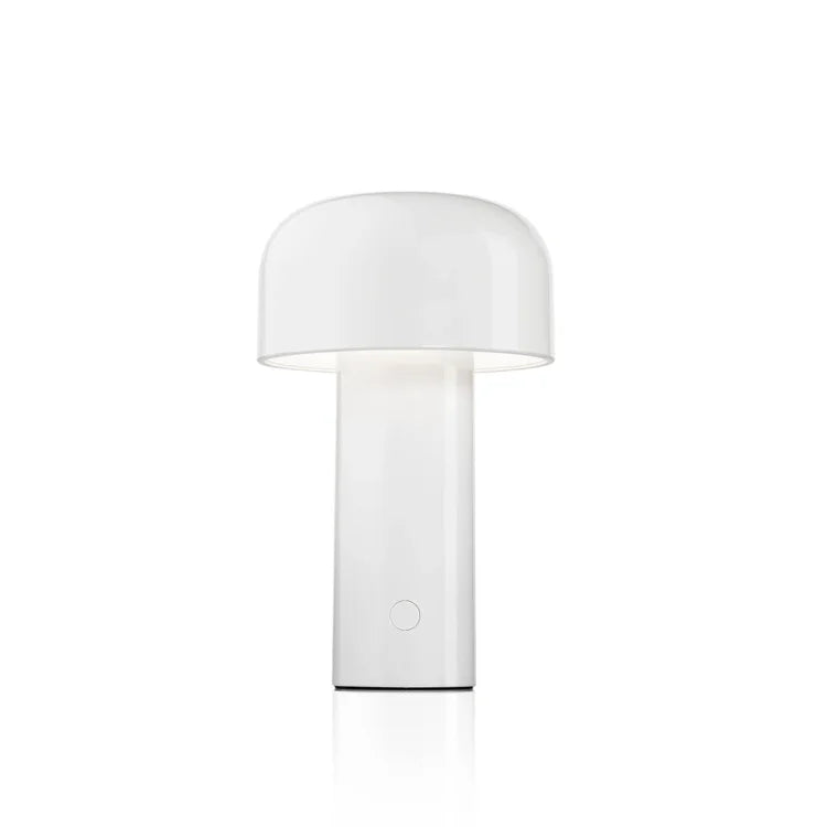 LED Mushroom Rechargeable Table Lamp - Portable Night Light with Adjustable Brightness for Home, Office, and Outdoor Use