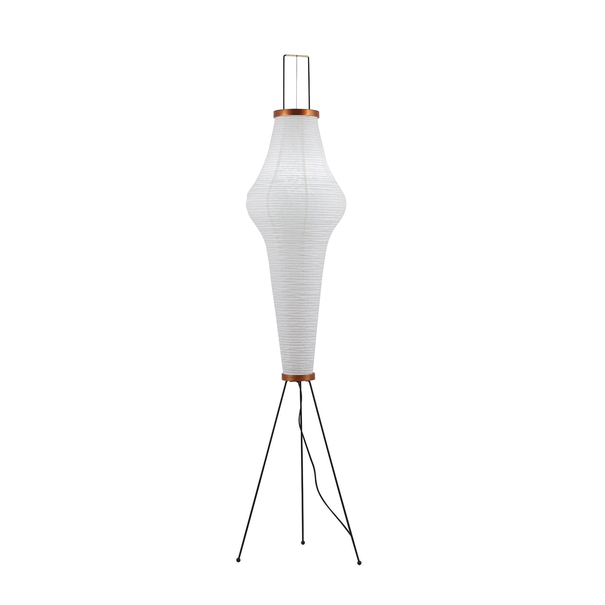 LED Rice Paper Floor Lamp - Adjustable Height, Soft Ambient Light for Living Room & Bedroom Decor