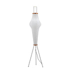 LED Rice Paper Floor Lamp - Adjustable Height, Soft Ambient Light for Living Room & Bedroom Decor