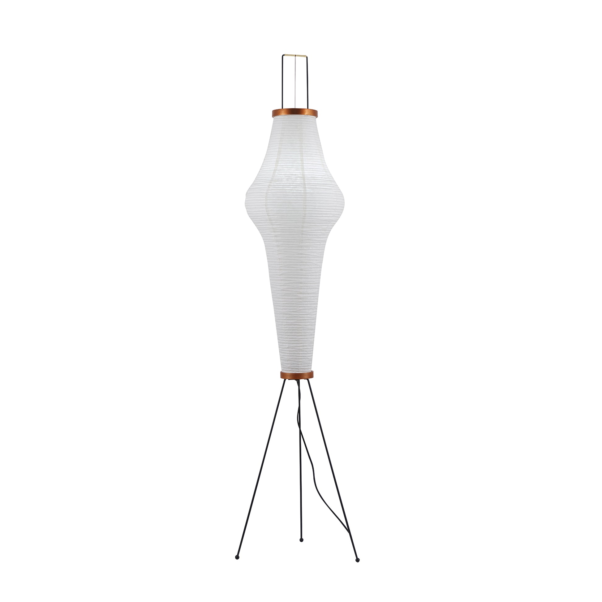 LED Rice Paper Floor Lamp - Adjustable Height, Soft Ambient Light for Living Room & Bedroom Decor