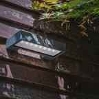 Modern Solar Outdoor Wall Lamp with IP65 Waterproof Sensor for Garden, Patio, and Pathway Lighting