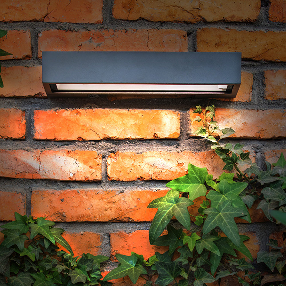 Modern Solar Outdoor Wall Lamp with IP65 Waterproof Sensor for Garden, Patio, and Pathway Lighting