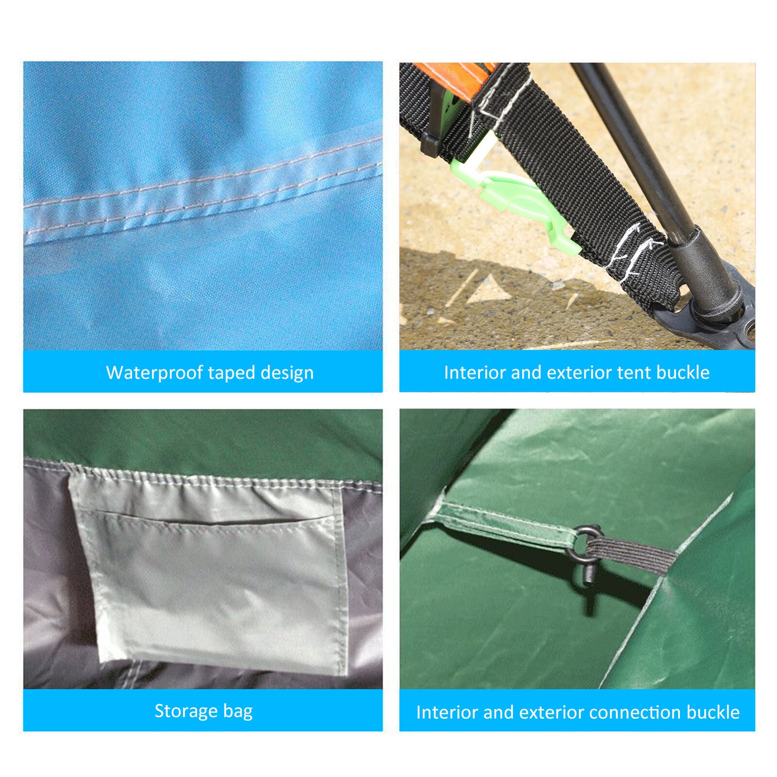 Instant Pop Up Tent, 3 seconds to set up - Travel and Reactive Outdoor Adventures