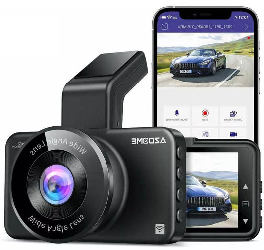 WiFi Dash Cam 1080P FHD | ADAS, G-Sensor & Night Vision for Enhanced Driving Safety