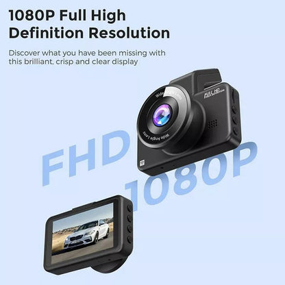 WiFi Dash Cam 1080P FHD | ADAS, G-Sensor & Night Vision for Enhanced Driving Safety