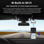 WiFi Dash Cam 1080P FHD | ADAS, G-Sensor & Night Vision for Enhanced Driving Safety