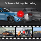 WiFi Dash Cam 1080P FHD | ADAS, G-Sensor & Night Vision for Enhanced Driving Safety
