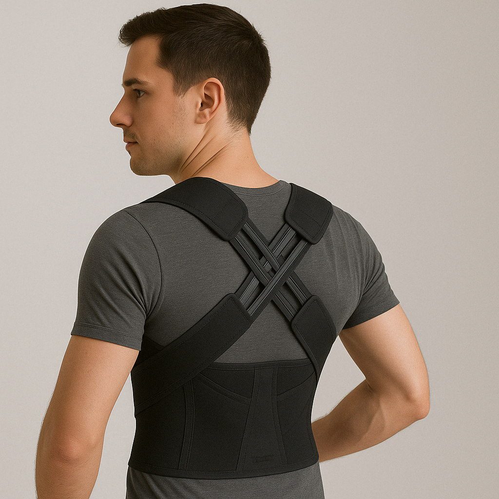 Adjustable Back Posture Corrector | Ergonomic, Eco-Friendly Design for Men & Women to Improve Posture and Reduce Neck Hump