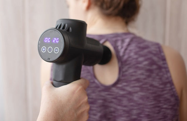 Professional Massage Gun | 30 Speeds, 8 Attachments & Touch Screen for Muscle Recovery and Pain Relief