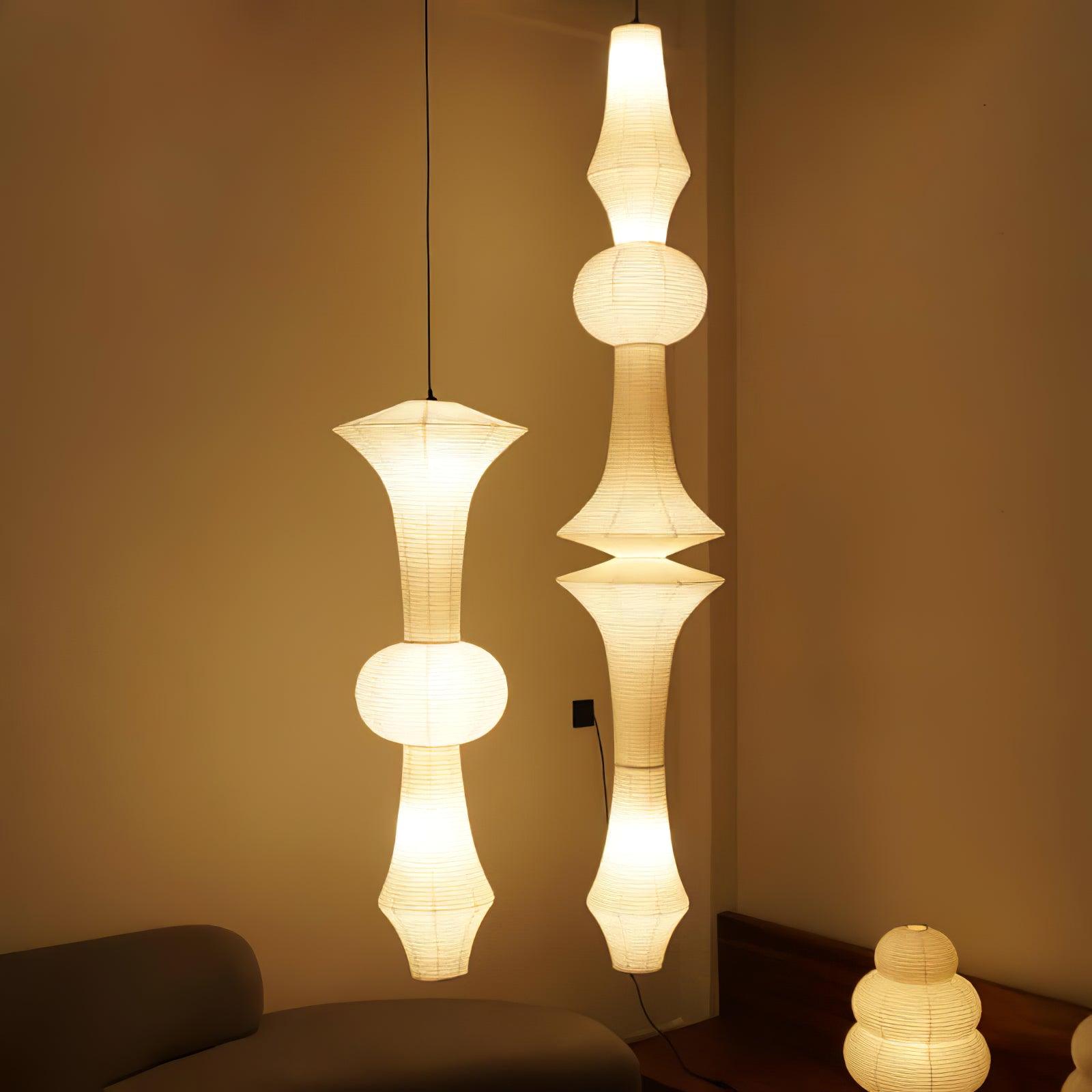 LED Pendant Light Fixture - Modern White Design for Kitchen, Dining Room & Living Room Lighting