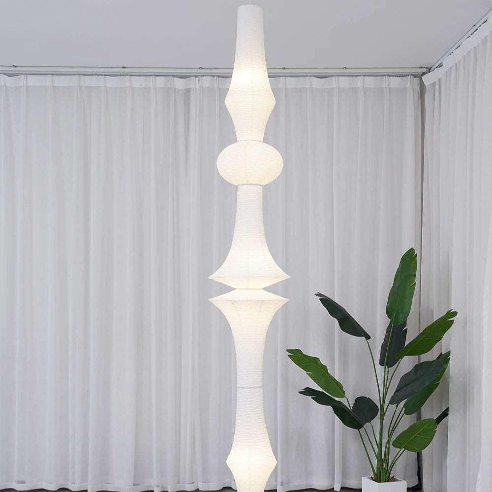 LED Pendant Light Fixture - Modern White Design for Kitchen, Dining Room & Living Room Lighting