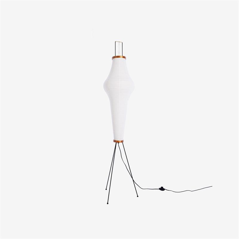 LED Rice Paper Floor Lamp - Adjustable Height, Soft Ambient Light for Living Room & Bedroom Decor