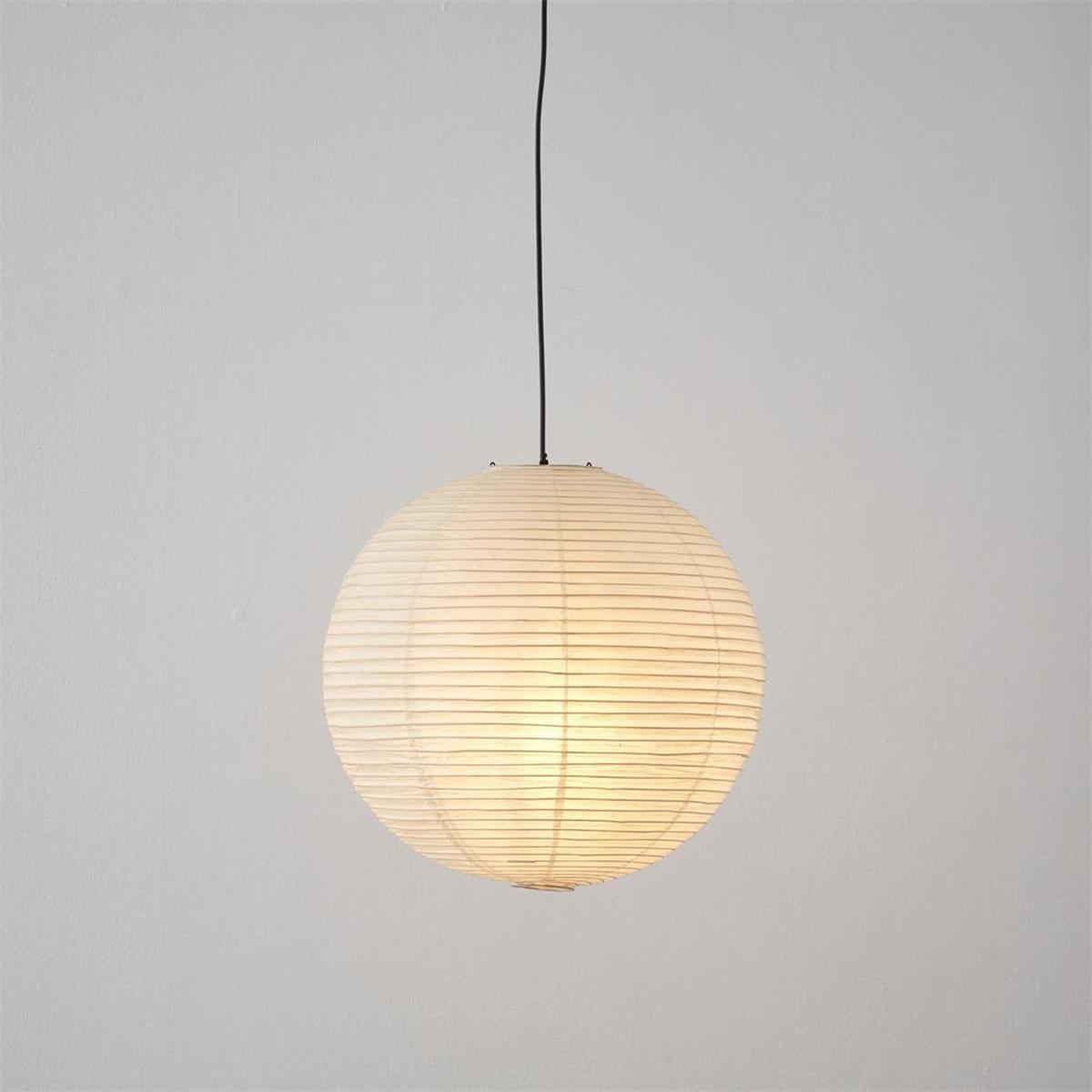 Handmade Hanging Lamp - Japanese Style Paper Lantern Light Fixture for Home Decor & Ambient Lighting