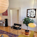 Handmade Hanging Lamp - Japanese Style Paper Lantern Light Fixture for Home Decor & Ambient Lighting