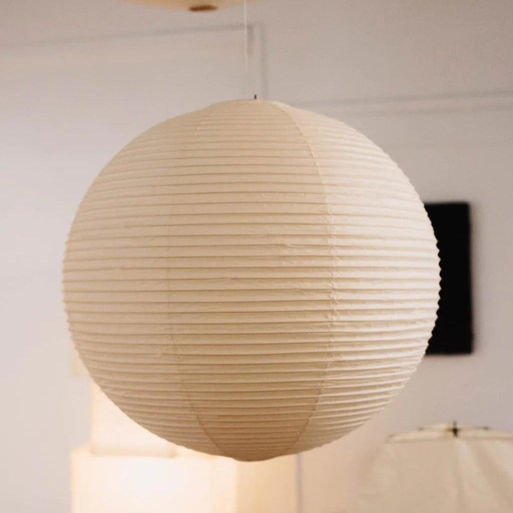 Handmade Hanging Lamp - Japanese Style Paper Lantern Light Fixture for Home Decor & Ambient Lighting