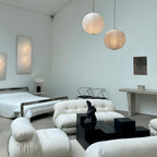 Handmade Hanging Lamp - Japanese Style Paper Lantern Light Fixture for Home Decor & Ambient Lighting