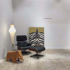 LED Rice Paper Floor Lamp - Adjustable Height, Soft Ambient Light for Living Room & Bedroom Decor