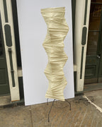 LED Rice Paper Floor Lamp - Adjustable Height, Soft Ambient Light for Living Room & Bedroom Decor