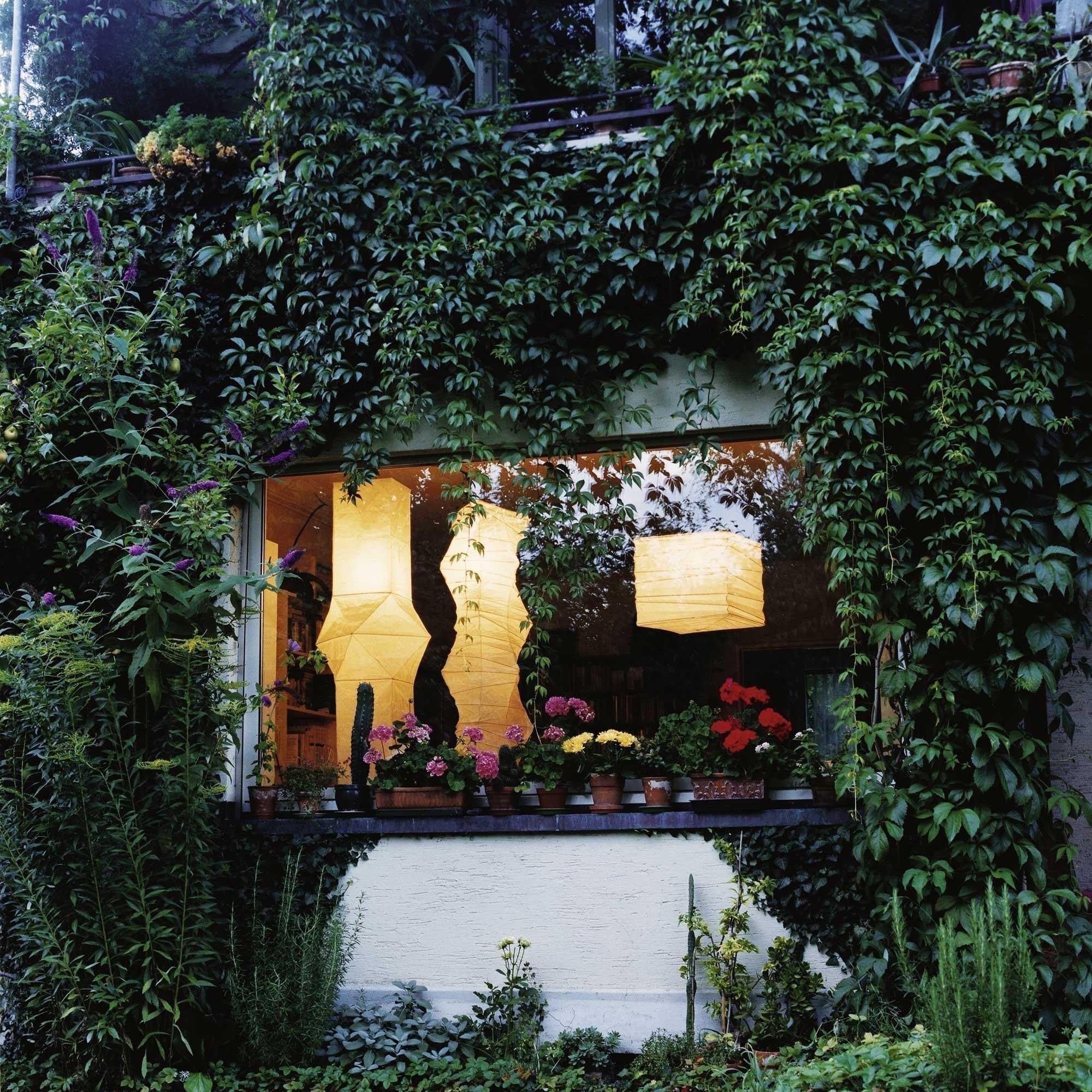 LED Rice Paper Floor Lamp - Adjustable Height, Soft Ambient Light for Living Room & Bedroom Decor