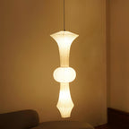 LED Pendant Light Fixture - Modern White Design for Kitchen, Dining Room & Living Room Lighting