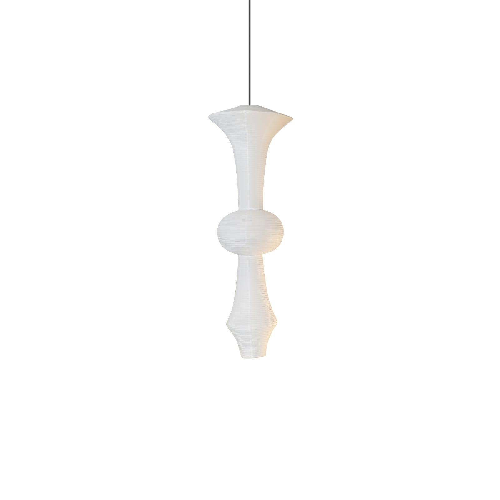 LED Pendant Light Fixture - Modern White Design for Kitchen, Dining Room & Living Room Lighting