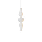 LED Pendant Light Fixture - Modern White Design for Kitchen, Dining Room & Living Room Lighting
