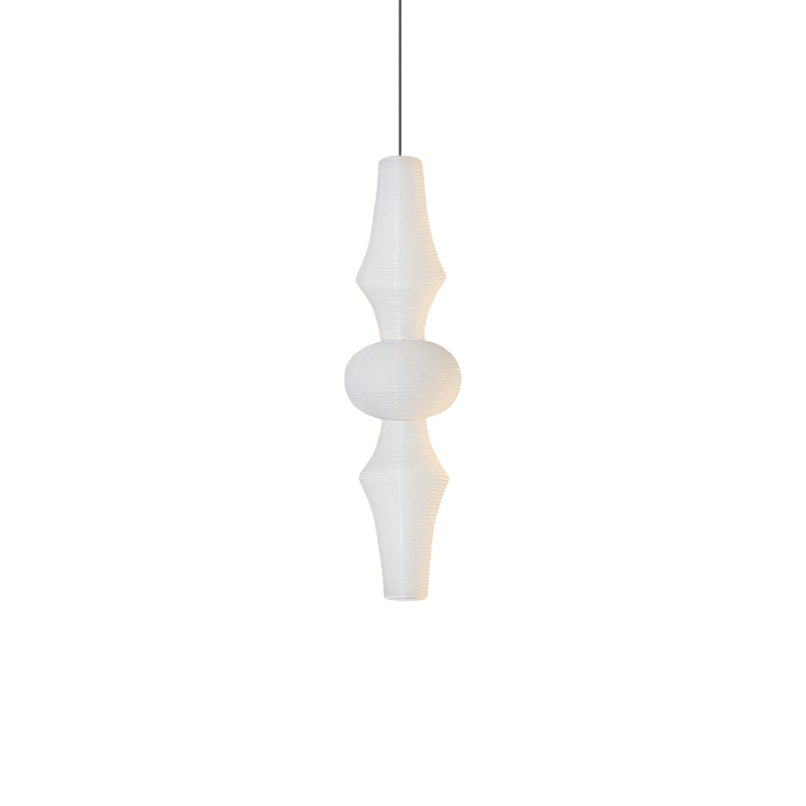LED Pendant Light Fixture - Modern White Design for Kitchen, Dining Room & Living Room Lighting
