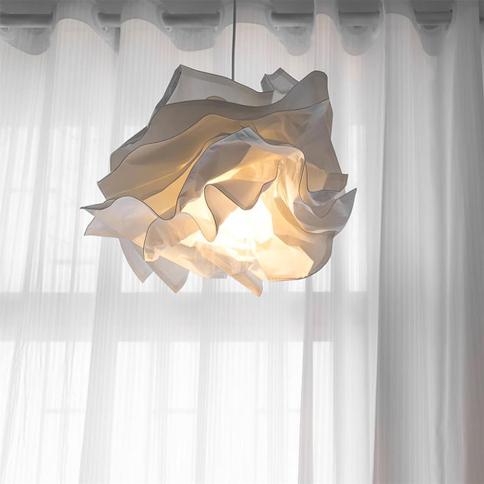 Nordic Paper Cloud Pendant Lamp - Modern Hanging Light Fixture for Living Room & Dining Room
