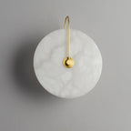 LED Wall Lamp with Alabaster Shade for Modern Home Lighting & Accent Decor