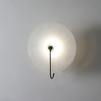 LED Wall Lamp with Alabaster Shade for Modern Home Lighting & Accent Decor