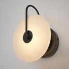 LED Wall Lamp with Alabaster Shade for Modern Home Lighting & Accent Decor