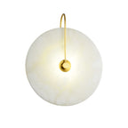 LED Wall Lamp with Alabaster Shade for Modern Home Lighting & Accent Decor