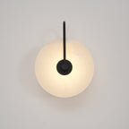 LED Wall Lamp with Alabaster Shade for Modern Home Lighting & Accent Decor