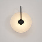 LED Wall Lamp with Alabaster Shade for Modern Home Lighting & Accent Decor
