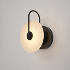 LED Wall Lamp with Alabaster Shade for Modern Home Lighting & Accent Decor