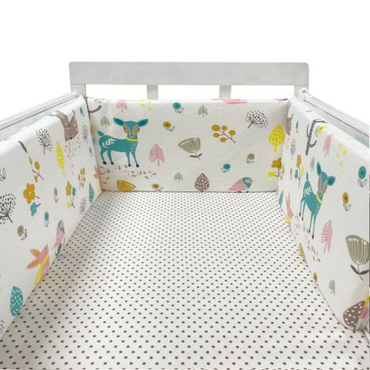 Bed Bumper Air Mesh for Baby Cot - Safe & Breathable Baby Cot Protector