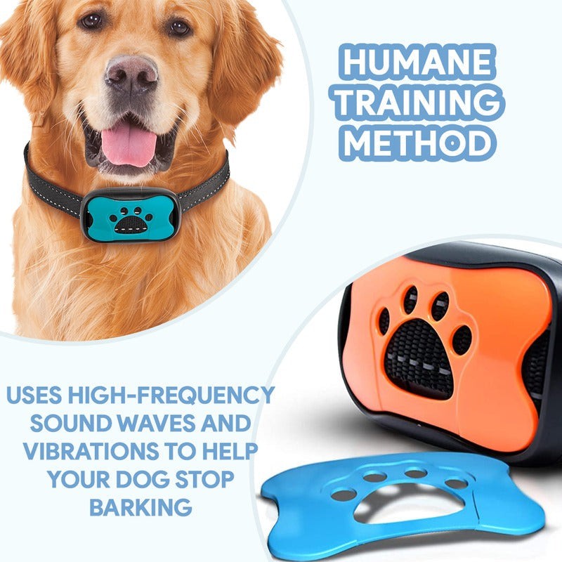 Anti-Bark Dog Collar | Painless Sound Wave Technology for Dogs 11-110 lbs, Adjustable Fit for Small to Large Breeds