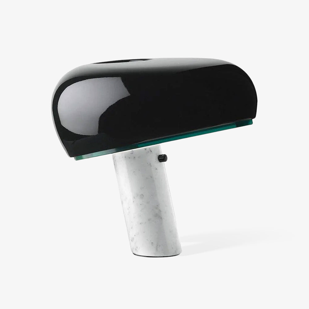 Marble Table Lamp with Modern Design for Living Room, Bedroom & Office Decor