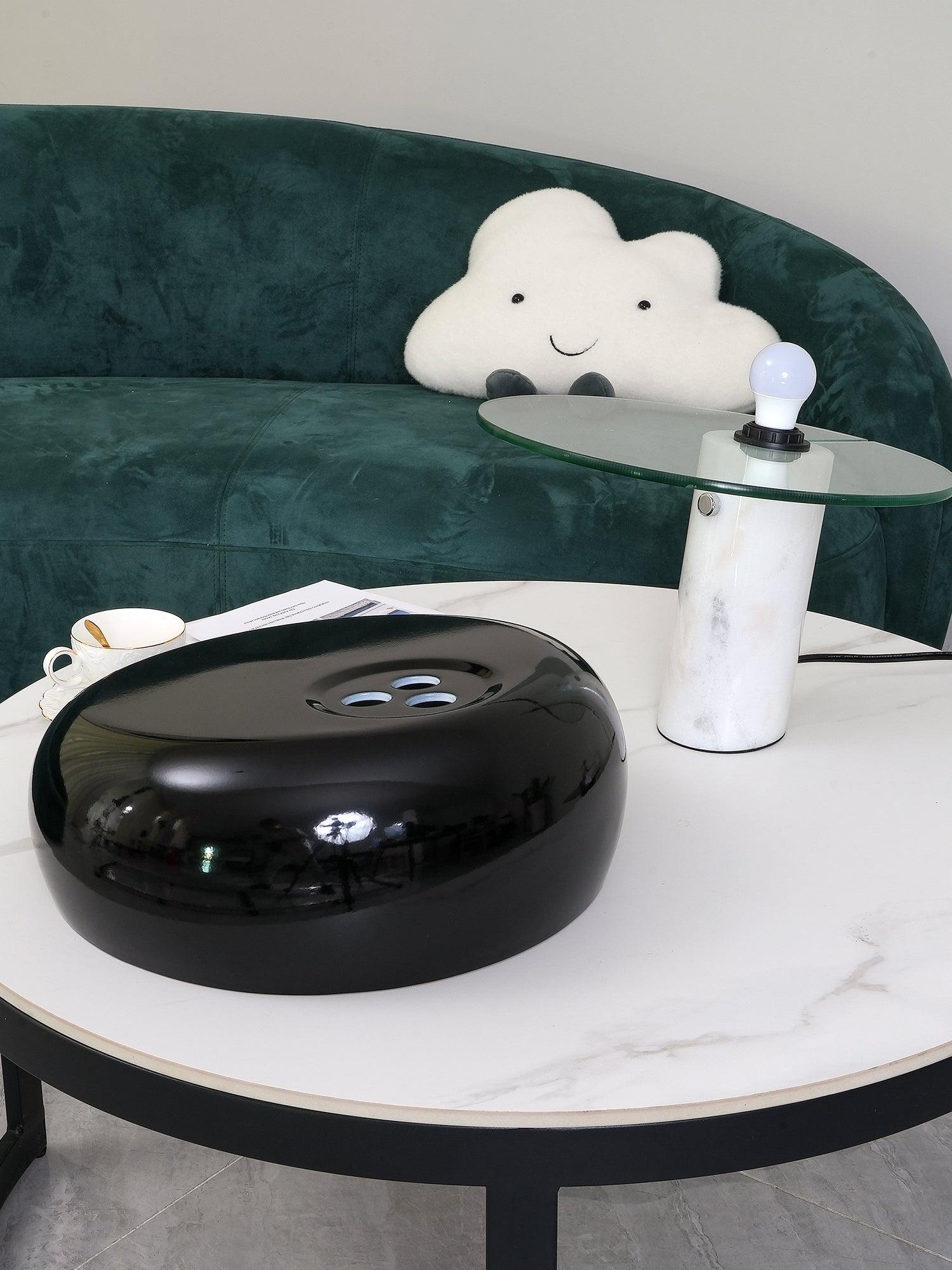 Marble Table Lamp with Modern Design for Living Room, Bedroom & Office Decor