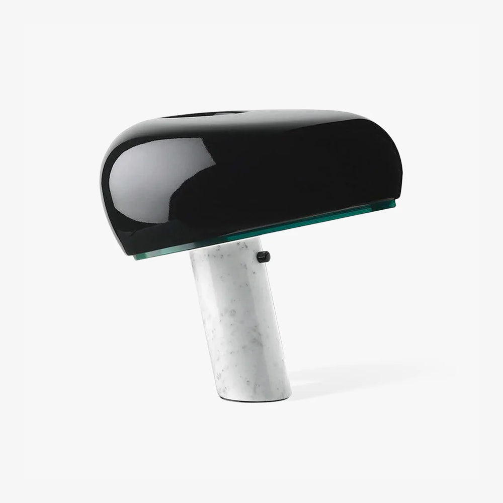 Marble Table Lamp with Modern Design for Living Room, Bedroom & Office Decor