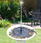 Solar Garden Bird Fountain | Eco-Friendly, Solar-Powered Design for Outdoor Spaces
