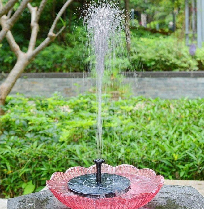 Solar Garden Bird Fountain | Eco-Friendly, Solar-Powered Design for Outdoor Spaces