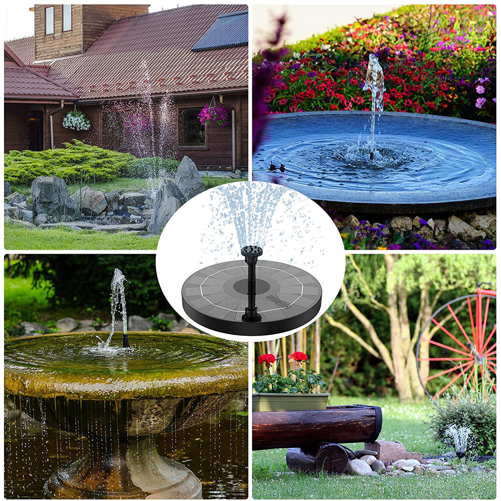 Solar Garden Bird Fountain | Eco-Friendly, Solar-Powered Design for Outdoor Spaces