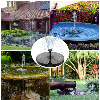 Solar Garden Bird Fountain | Eco-Friendly, Solar-Powered Design for Outdoor Spaces