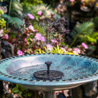 Solar Garden Bird Fountain | Eco-Friendly, Solar-Powered Design for Outdoor Spaces