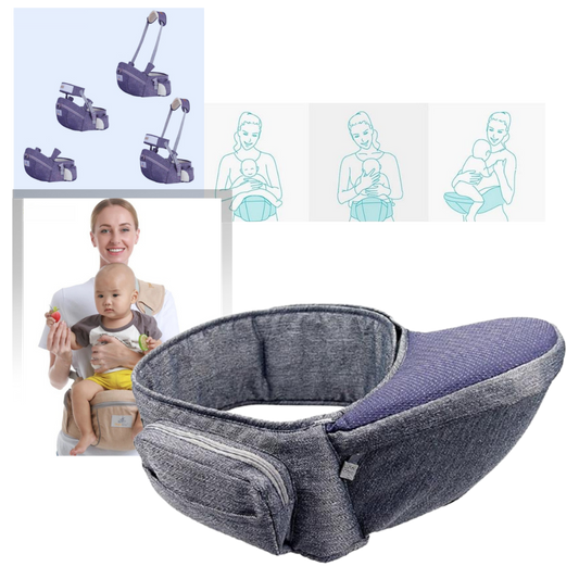 Ergonomic Hip Seat Baby Carrier – Comfortable & Shock-Absorbing Design