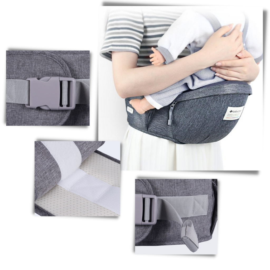Ergonomic Hip Seat Baby Carrier – Comfortable & Shock-Absorbing Design