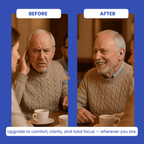 In-Ear Rechargeable Hearing Aids with Clear Sound, Long Battery Life, Comfortable Fit for Daily Use and Enhanced Hearing