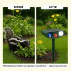 Ultrasonic Possum Repeller | Solar Powered, Waterproof & Chemical-Free for Effective Outdoor Pest Control